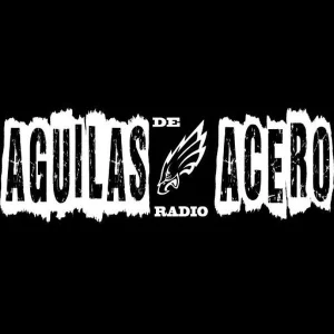 Logo de Águilas de Acero Radio - Metal