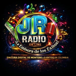 Logo de JR Radio Montebello-La Emisora de los Éxitos