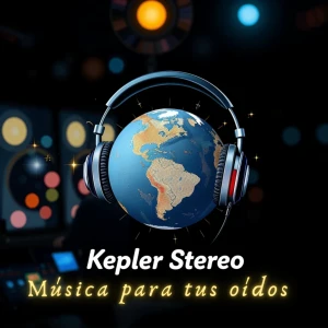 Logo de Kepler Estéreo - somos Música para tus oídos