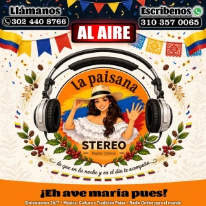 Logo de La Paisana Stereo
