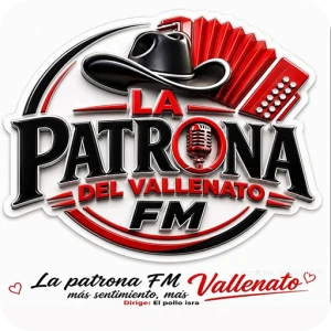 Logo de La Patrona del Vallenato FM