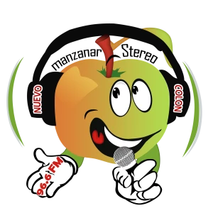 Logo de Manzanar Stereo 96.6 FM