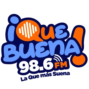 Logo de Que Buena 98.6 FM