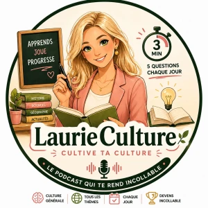 Quiz quotidien : LaurieCulture 🌱 Le podcast qui fait pousser ta culture générale