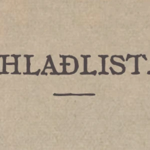 HLAÐLIST.