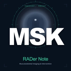 MSK RADer Note