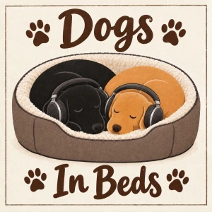Dogs In Beds.