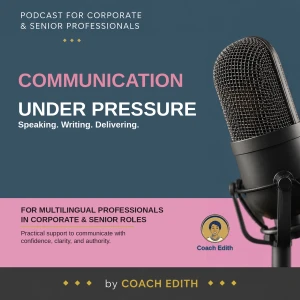 Communication Under Pressure — Speaking. Writing. Delivering.
