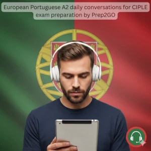 Learn Portuguese A2 – Daily Conversations for CIPLE Exam Preparation | Listening Practice