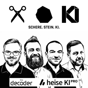 Schere. Stein. KI. - von THE DECODER und heise KI PRO