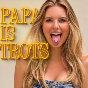 Papa is trots