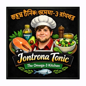 Jontrona  Tonic: The Omega-3 Kitchen( জন্ত্র টনিক: ওমেগা-৩ রান্নাঘর)