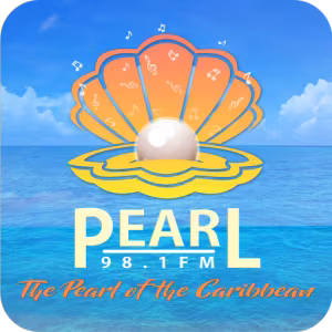 Pearl FM 98.1 Philipsburg logo