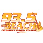 93.5 The Beach logo