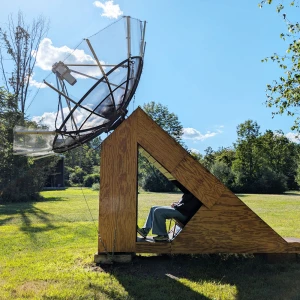 Here GOES Radiotelescope