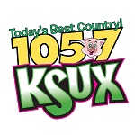 KSUX 105.7 logo